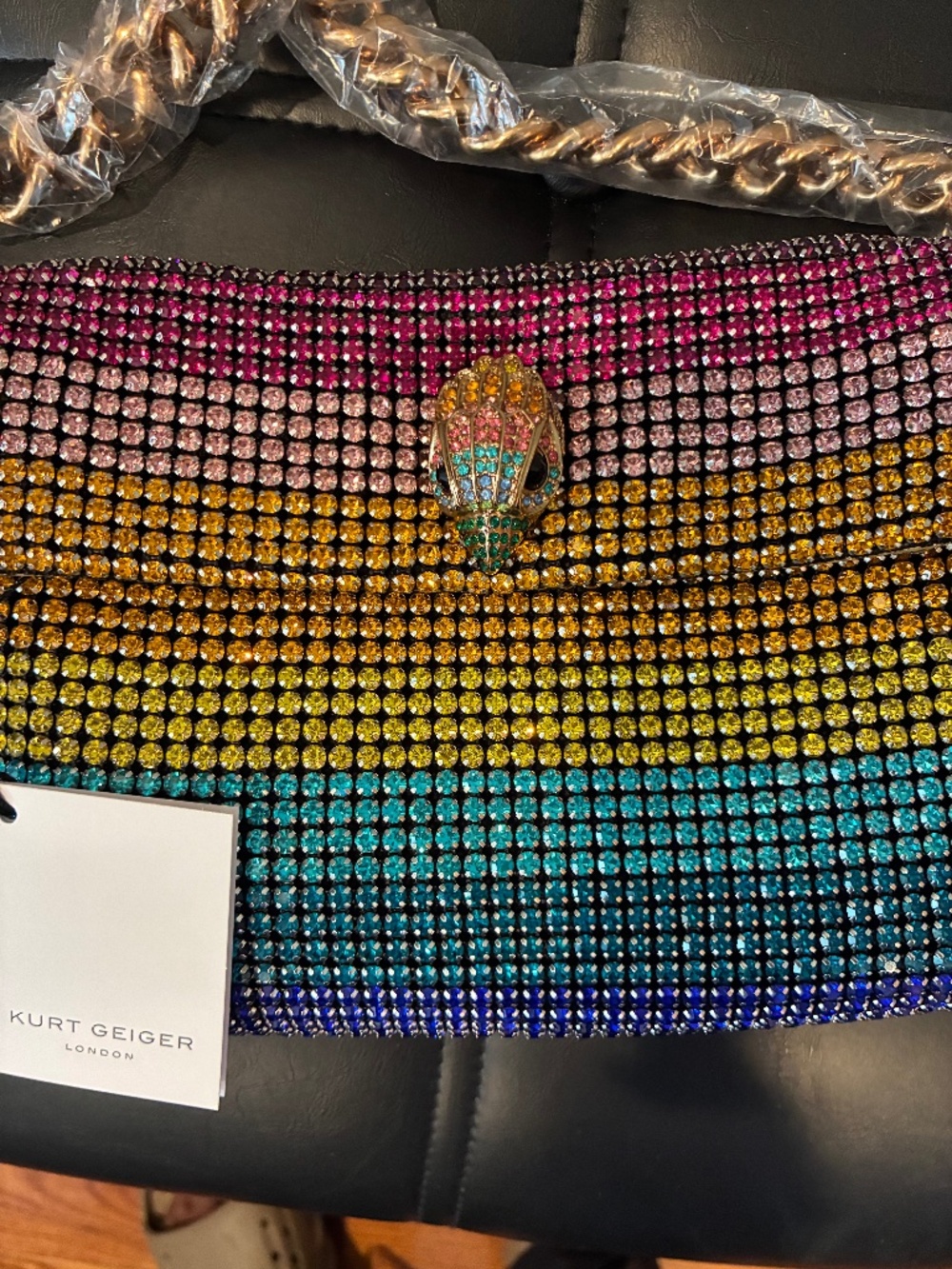 Multicolor Crystal Kurt Geiger bag